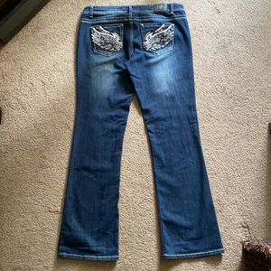 ZCO Jeans embroidery and appliqué pockets